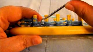 How To Do The Chunky Braid Stitch (3 Over 1) On A Loom