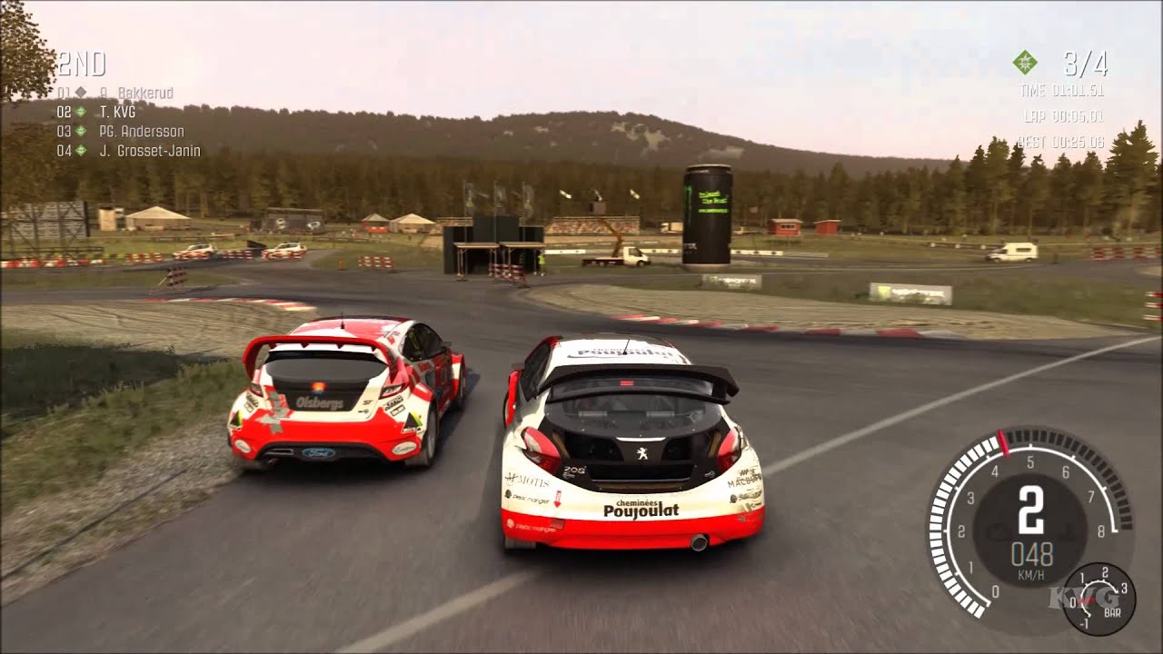 DiRT Rally Rallycross Holjes, Sweden Junior Circuit Gameplay (PC