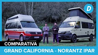 Volkswagen Grand California vs Norantz Ipar Allroad (MAN TGE) | Comparativa camper XXL | Diariomotor