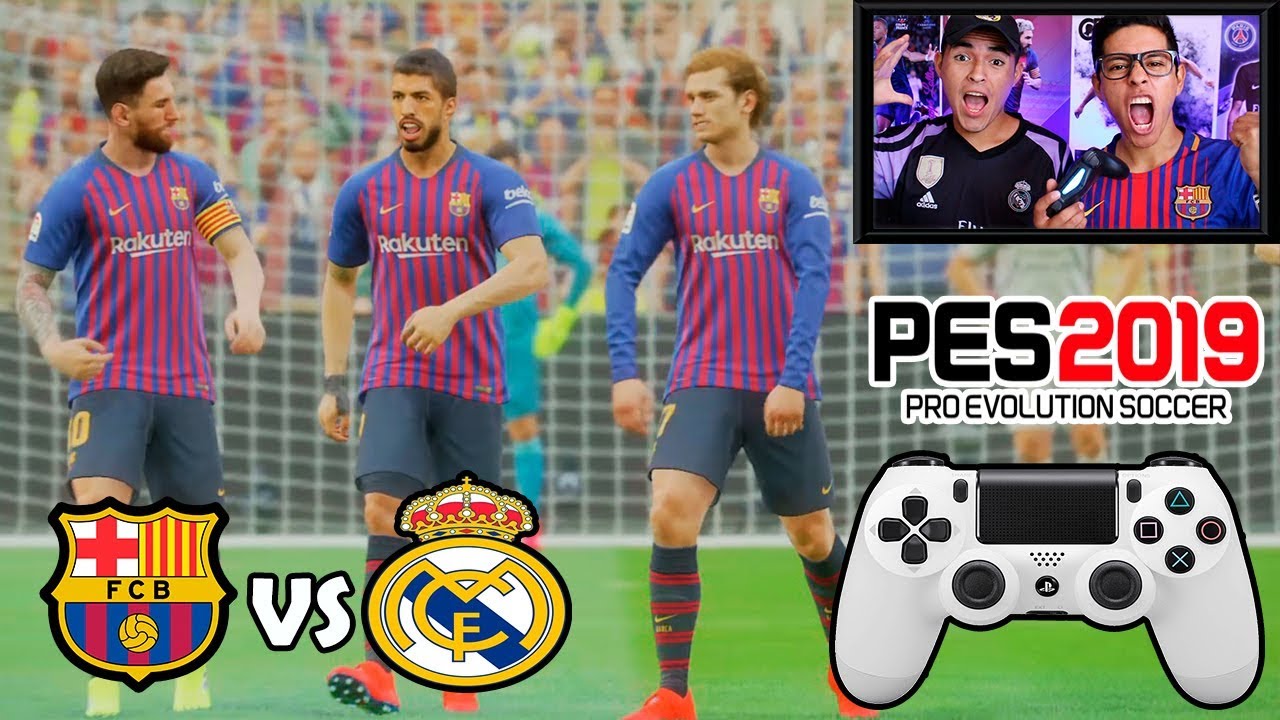 Duelo ÉPICO!!! BARCELONA vs REAL MADRID (Griezmann & Hazard) | PES 2019