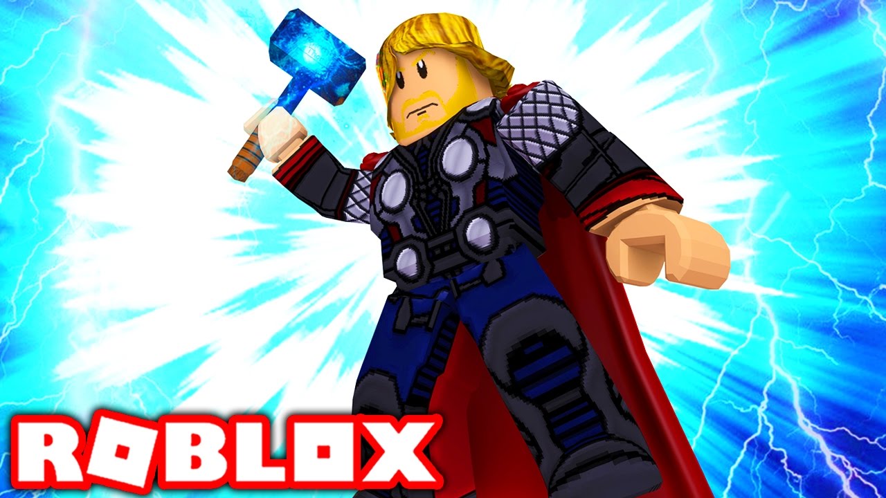 Thor In Roblox Roblox Superheroes Youtube - roblox thor