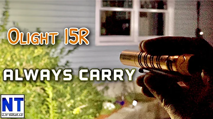comparing the Olight I5T to the new Olight I5R must have flashlight review outside at night