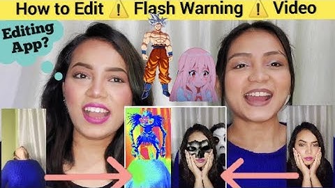 How to use Reel Instagram | Flash warning tutorial / edits | Flash warning song | Transition video