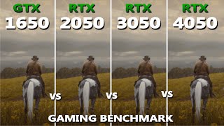 GTX 1650 vs RTX 2050 vs RTX 3050 vs RTX 4050 Gaming Benchmak Test | Which one is Better?