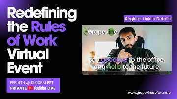 Redefining the Rules of Work (RTROW) Virtual Event (Teaser) - Coming February 4th, 2025