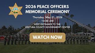 2026 Peace Officers Memorial Ceremony Invitation
