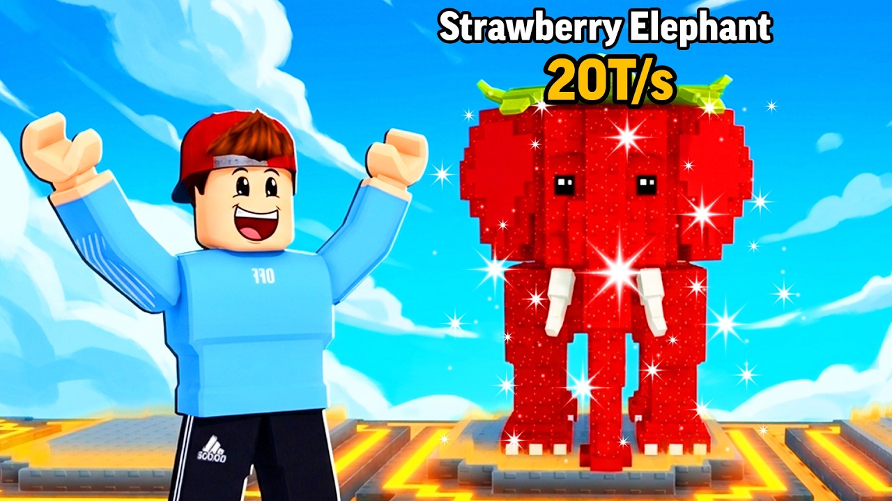 Ich FINDE den 0.0001% STRAWBERRY in Sei ein Lucky Block!