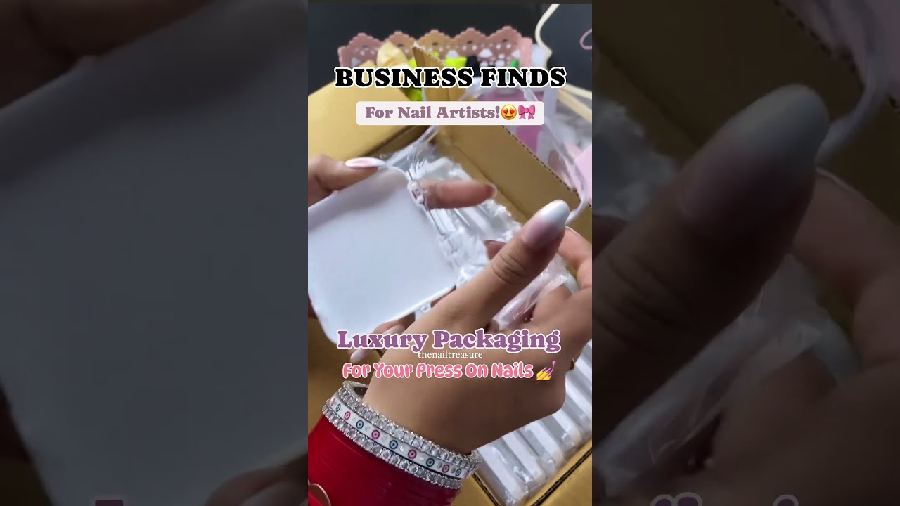 Affordable Luxury Packaging For Your Press On Nails Business Finds Ideas