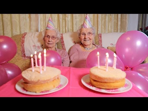 Britain's Oldest Twins Celebrate Turning 102 Years Old