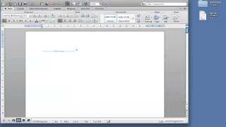 Skriva uppsats i Word för mac 2011 - del4 - infoga titelsida med sidbrytning