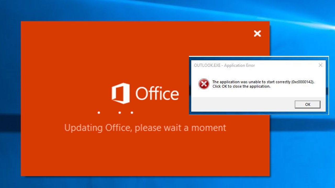 How To Fix Microsoft Office Updating Office Please Wait A Moment Error -  