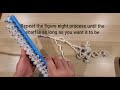 how to knit a scarf using Loom