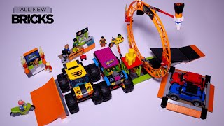 Lego City 60295 Stunt Show Arena Speed Build with Stunts