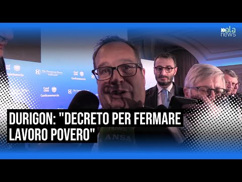 Video Dl 1 maggio, Durigon: Via il dumping, non toccheremo rappresentanza