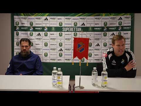 Presskonferens Östers IF - IFK Norrköping 20260919