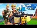 Alissa Violet carried me to a win in Fortnite