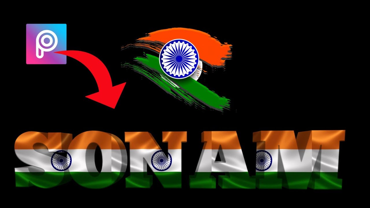 Owner Name Indian Fleg Text Editing | 15 August Special Editing Tutorial