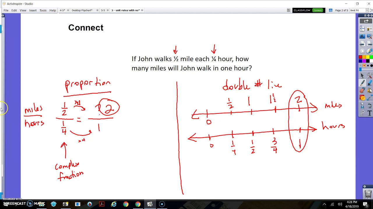 7RP Lesson #2 -  Unit rates with non-matching units