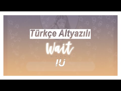 IU - Wait (Türkçe Altyazılı)