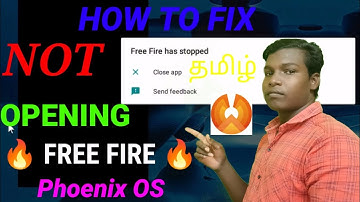 NOT OPENING 🔥 FREE FIRE 🔥 ON Phoenix OS IN TAMIL