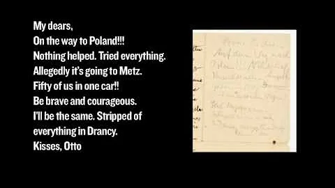 Curator Discusses Man's Last Letter to His Family
