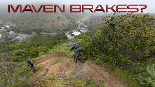 Do the SRAM Maven Brakes Suck? First Ride on Javi&#39;s custom Transition TR11 DH Bike / 4-22-24