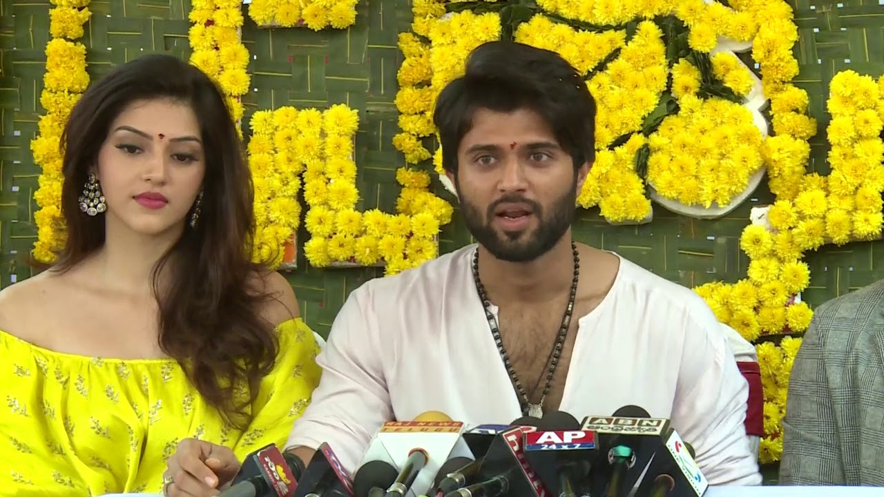 VijayDevarakonda - Mehreen New Movie Launched || industryhit.com jabardasth telugu video
