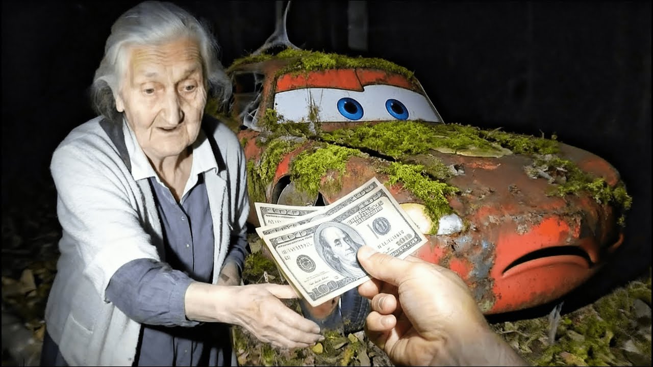 ASMR Car Restoration  Lightning McQueen-inspired build Full Restoration from Rust to Showroom Luxury