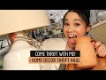 Come THRIFT WITH ME + THRIFT HAUL HOME DECOR | BOHO GOODWILL & SALVATION ARMY FINDS!!