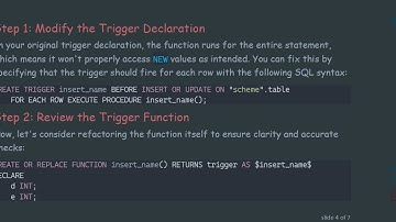 Resolving NEW Parameter Issues in PostgreSQL Trigger Functions