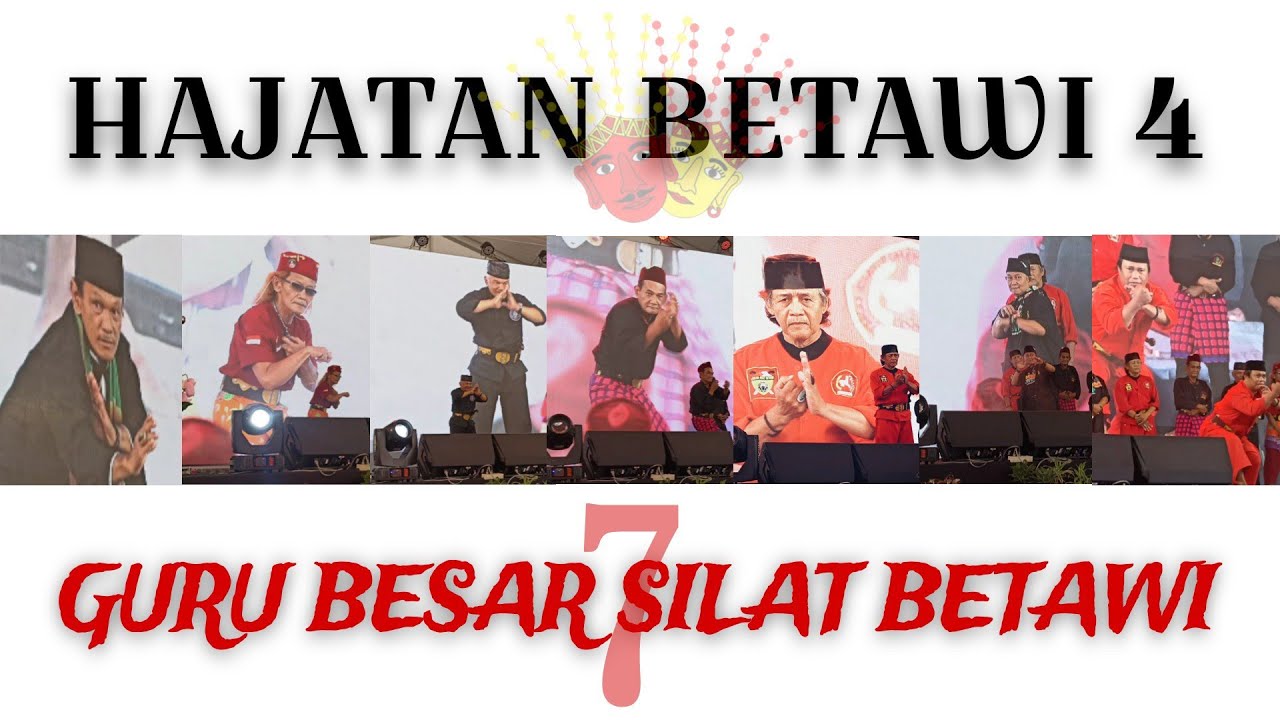 AKSI 7 GURU BESAR SILAT BETAWI DI HAJATAN BETAWI 4 2023