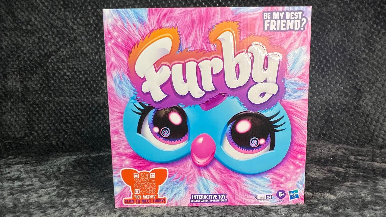 Furby Pink Cotton Candy Interactive Toy Unboxing & Playthrough