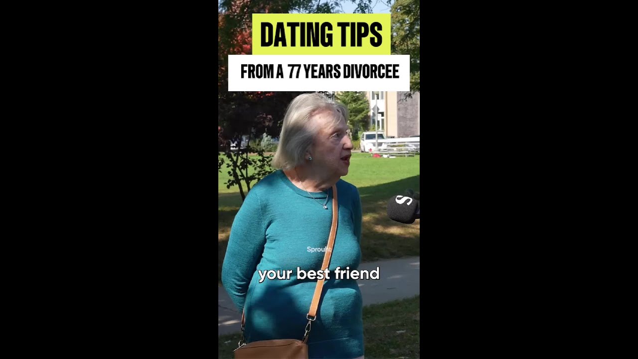 Our take on Dating Tips by a 77 Years old woman - YouTube