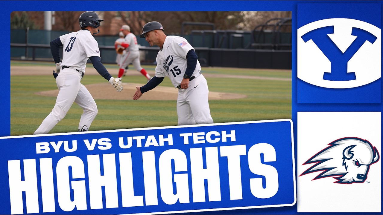 Матч BYU против UTAH TECH | Полный обзор игры | Бейсбол BYU