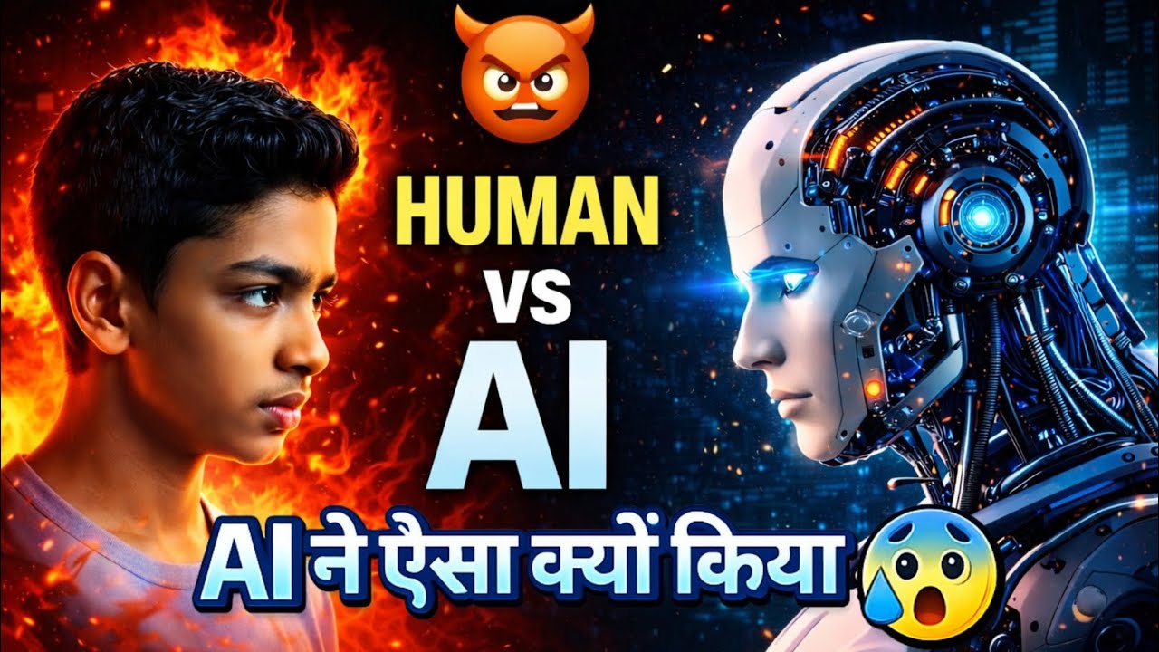 AI इतना ख़तरनाक क्यों हो रहा है?😰 🤖 | Human vs AI 😱 / कौन ज़्यादा ताकतवर है? Future truth hindi