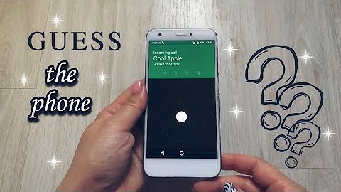 ZTE incoming call/Guess the phone model #13 /Hangouts Call Ringtone