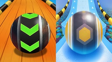 Sky Rolling Balls VS Action Balls - SpeedRun Gameplay Level 411-415