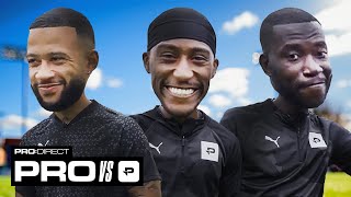 MEMPHIS DEPAY is on a DIFFERENT LEVEL 🔥 But can he beat FILLY & HARRY PINERO? 👀 | PRO VS PRO:DIRECT