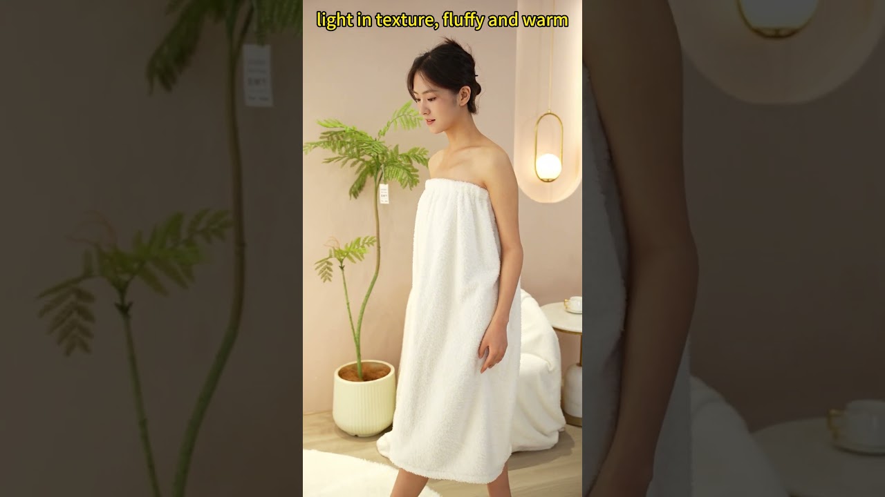 Plush Fleece Wrap, Spa Gym Bath Wrap