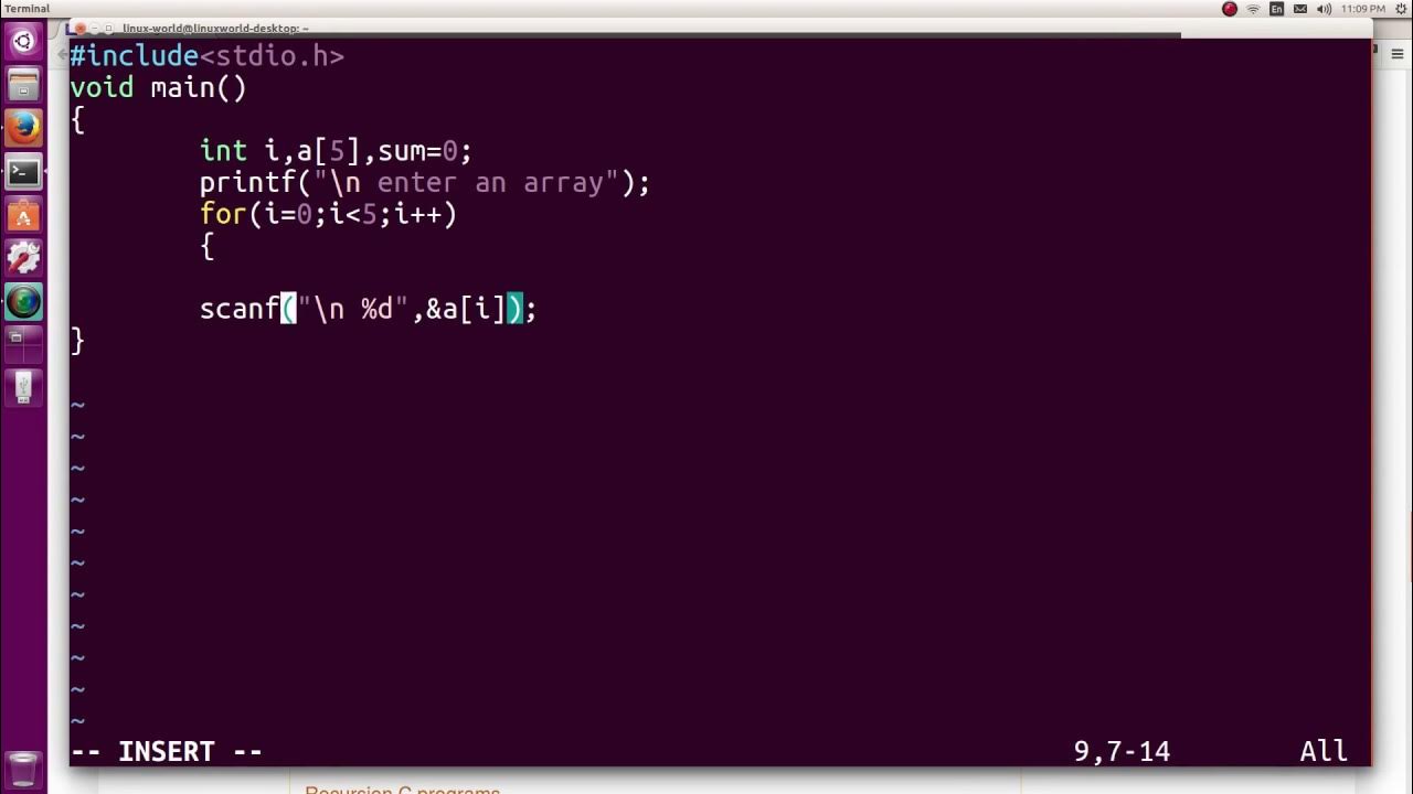 C Program to find sum of all elements of an array - YouTube