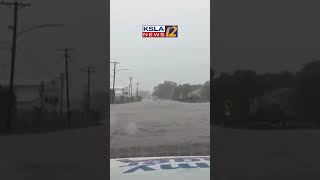 Flash flooding in North Shreveport on Grimmett Drive 🌧️