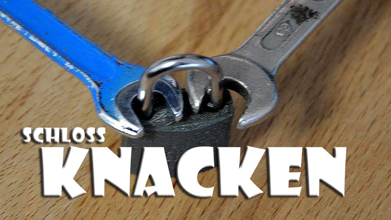 HACK zwei Maulschlüssel knacken den Schloss - How to open a lock - YouTube