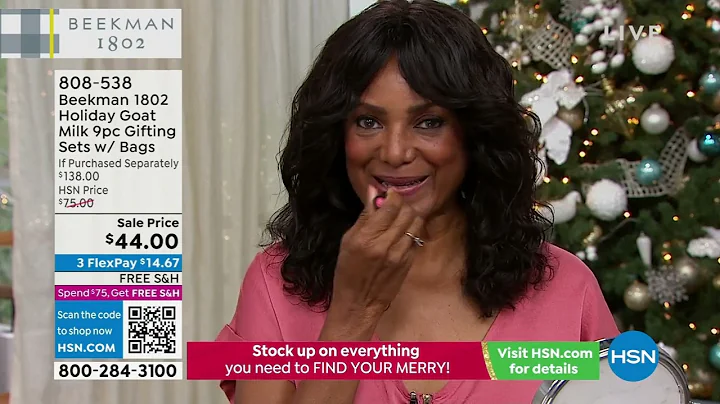 HSN | Beekman 1802 Bath & Body Gifts - All On Free...