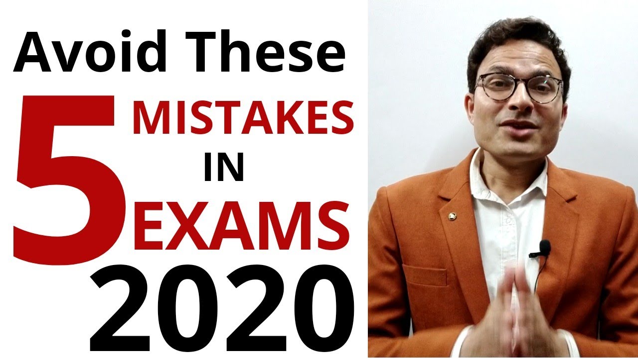 Don't make these five mistakes in exams.. - YouTube