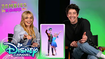 Meg and Milo's EXCLUSIVE First Look at the NEW ZOMBIES: The Re-Animated Series | @disneychannel