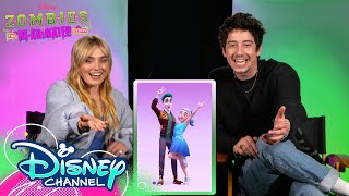 Meg and Milos EXCLUSIVE First Look at the NEW ZOMBIES: The Re-Animated Series | @disneychannel