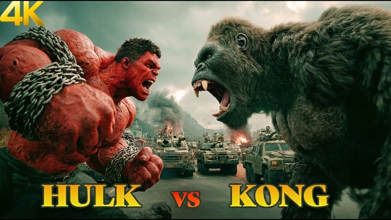 King Kong vs  Hulk  The Confrontation Begins on a Military Cargo Plane