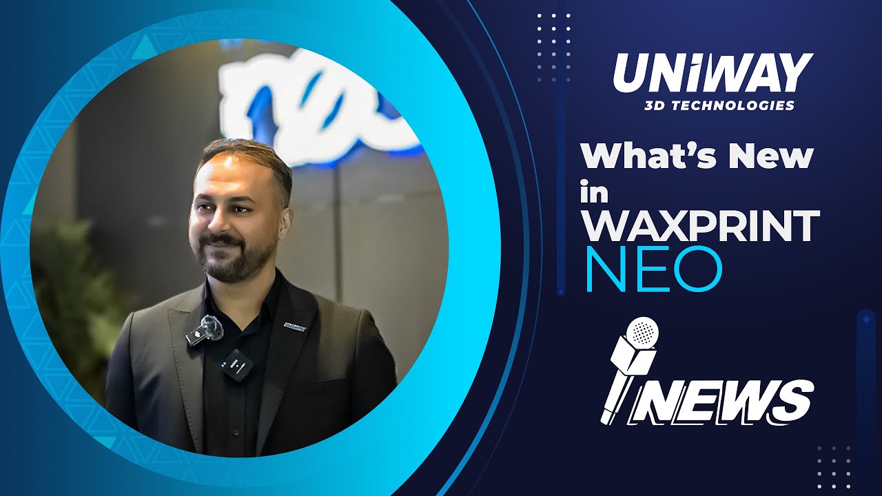 3D Wax Printer for Jewelery; Upgraded Waxprint Neo