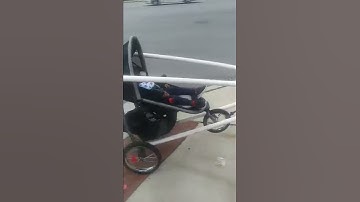 Baby stroller bike trailer