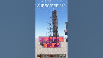 These DROPPER TOWERS can SEND ITEMS UPWARDS! | Redstone with PsiVolt #minecraft #redstone